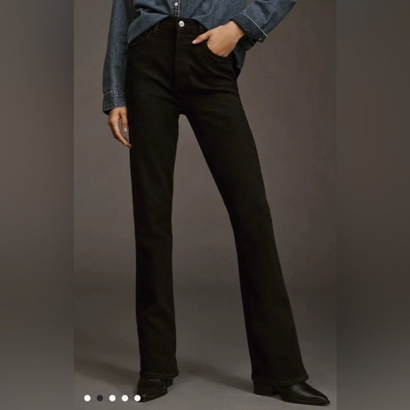 AGOLDE Nico High-Rise Slim Straight Leg Jeans black women’s Sz 33